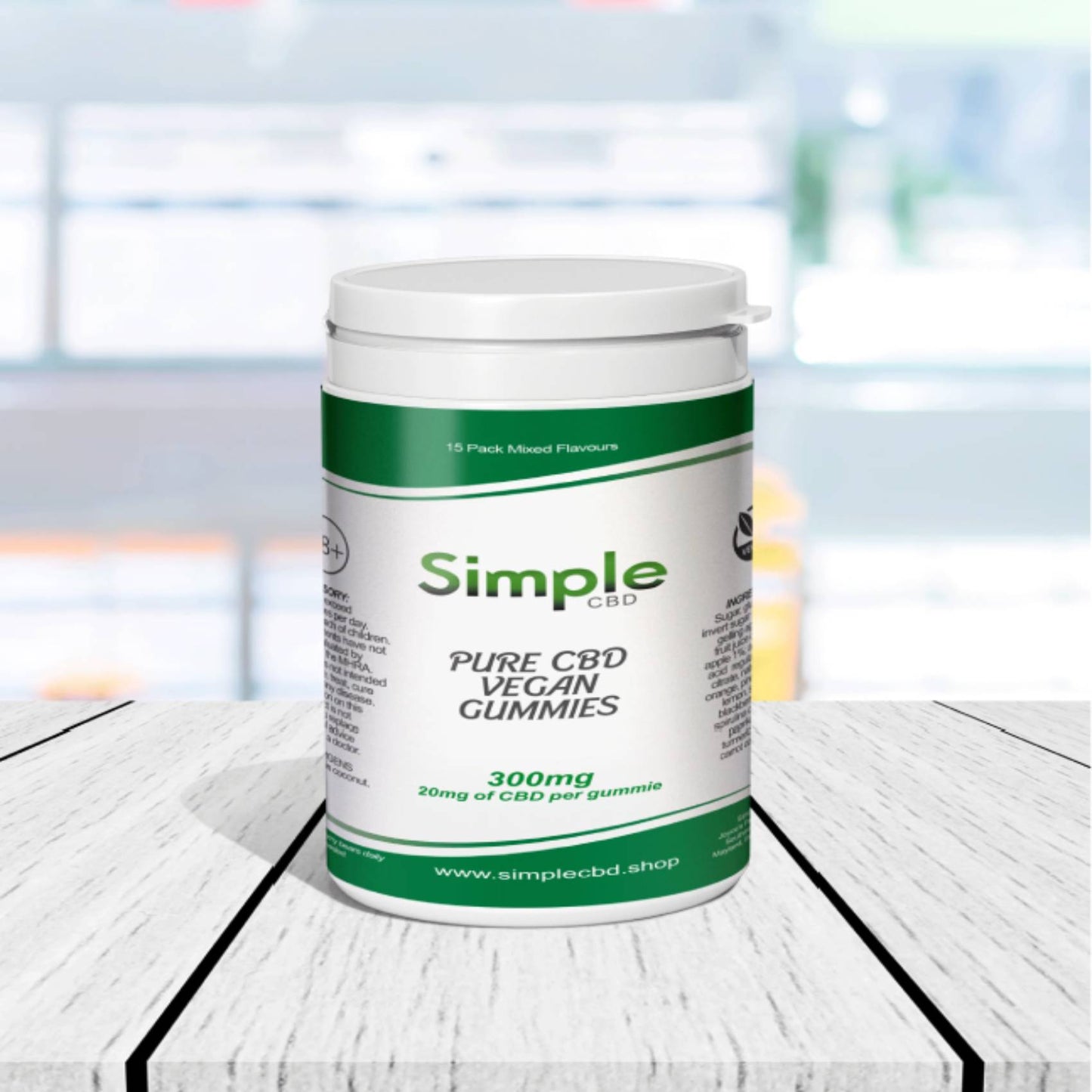20mg CBD Gummies - vegan friendly
