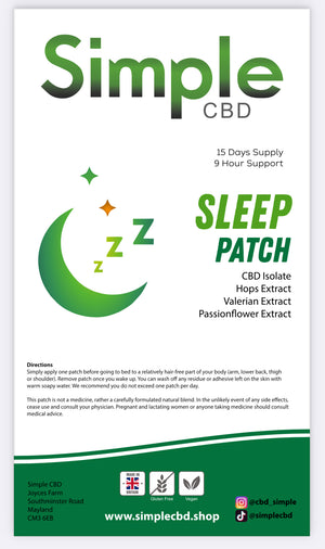 CBD sleep patch