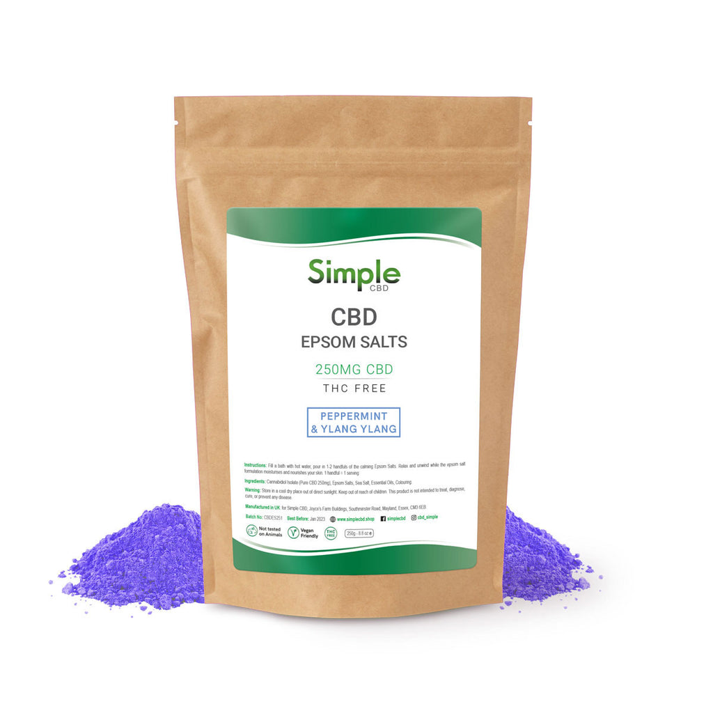 Peppermint & Ylang Ylang CBD Epsom Salts