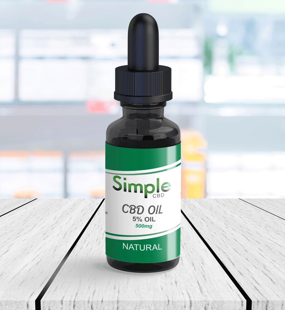 500mg (5%) Golden CBD oil  in a 10ml bottle